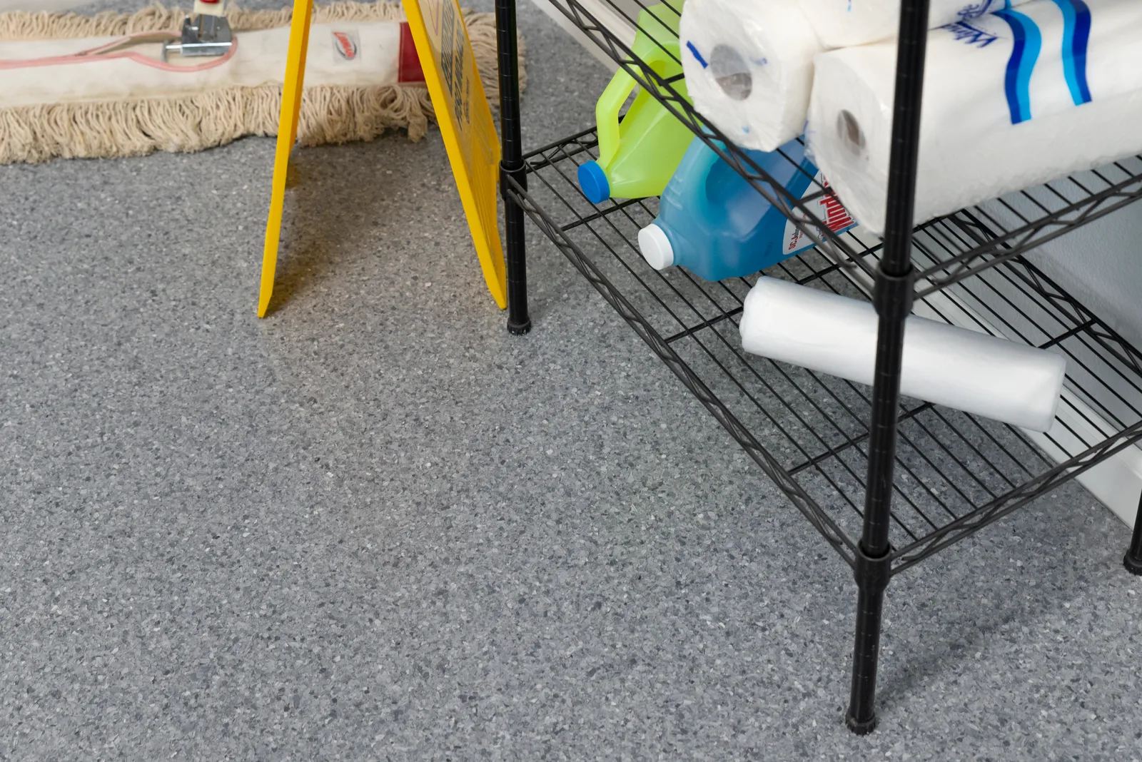 Basalt epoxy floor