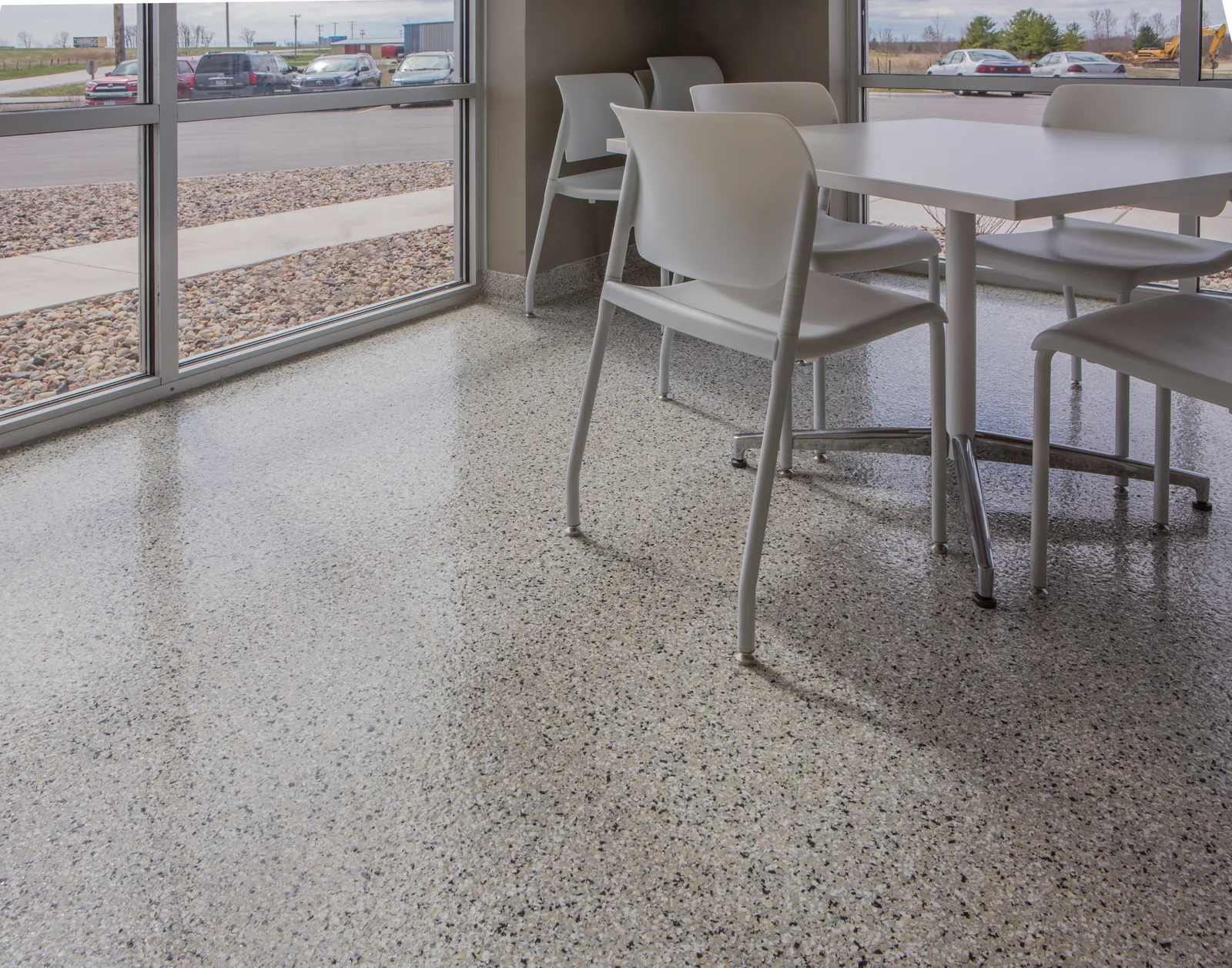 Cabin Fever Ow1 epoxy floor